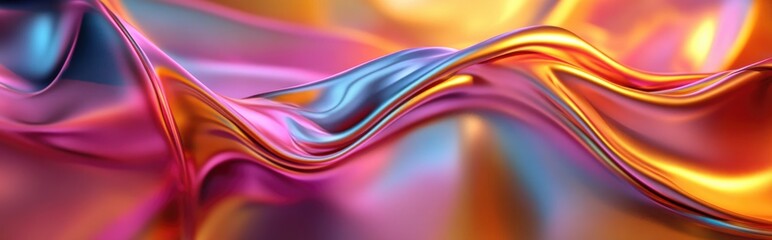 Poster - Colorful textile background in 3D rendering
