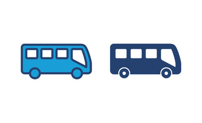 Wall Mural - Bus icon vector. bus vector icon