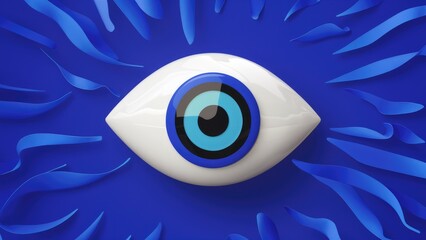 Poster - 3D AI Eye Illustration for UI/UX, Web, App, and Presentation Design
