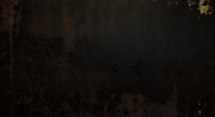 gold black paint wall texture. black and gold, abstract grunge background. Abstract artistic background. Black and gold painting background. black and gold grunge.	