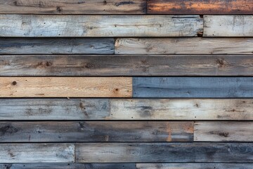 old wood texture, wall panel made of boards , ai