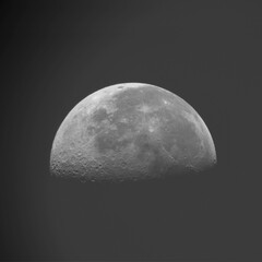 Wall Mural - waning gibbous moon at 71% illumination