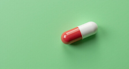 Poster - red and green capsules