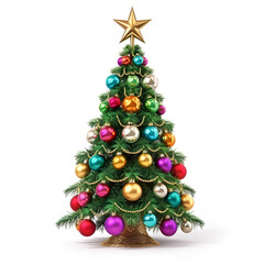 Canvas Print - christmas, tree, decoration