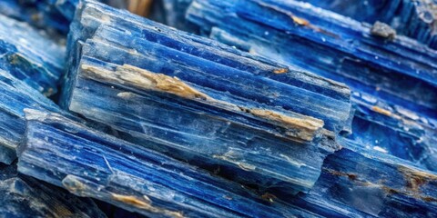 Blue kyanite mineral texture with natural intricate patterns , crystal, gemstone, blue, texture, beauty, natural, mineral