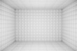 © doomu - Empty Copy Space White Mental Hospital Padded Room. 3d Rendering