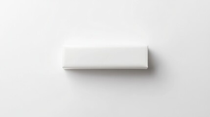 Sticker - White Rectangular Box on a White Background