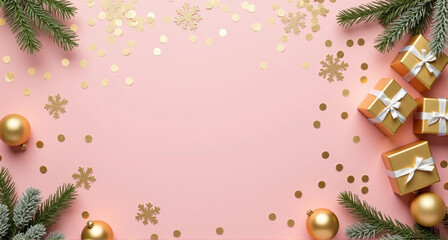 Sticker - christmas background with balls