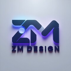 ZM logo, ZM brand logo,zm design