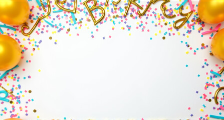 Poster - background with confetti