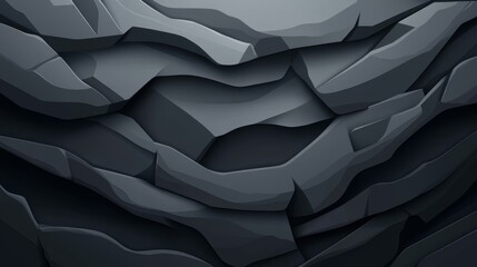 Poster - Modern flat illustration showcasing a closeup of a dark textured grey wall, ideal for contemporary design themes.