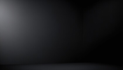 Poster - blur dark grey and black gradient used as background studio wall for display your products plain studio backgrou 4