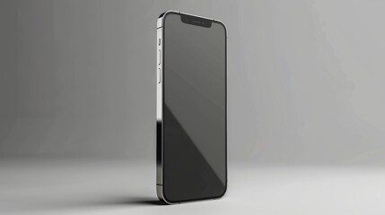 Poster - isometric smartphone set collection displaying different angles including left, right, front, and to