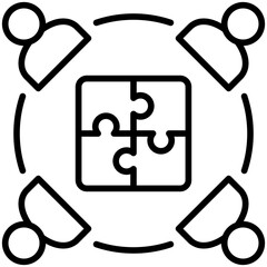 Poster - Team Building Icon