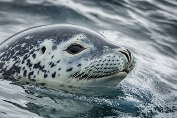 Leopard seal, also referred to as the sea leopard, is the second largest species of seal in the Antarctica. Its only natural predator is the orca