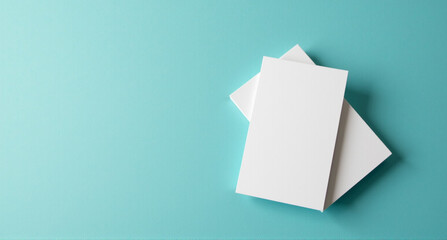 Poster - white paper on white background