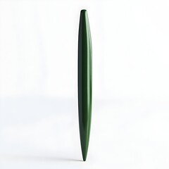 Poster - Photograph of a Green Letter Opener Standing Upright at the Center Isolated on a Clean White Background