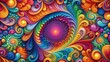 © PloyJai - Abstract background of colorful swirls and patterns, abstract, background, design, texture, swirls, colorful, vibrant