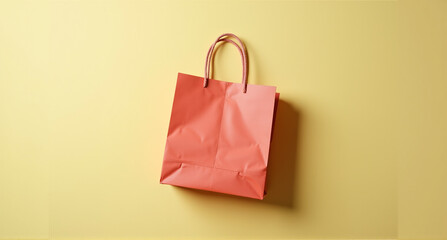 Wall Mural - red shopping bags