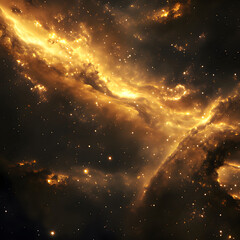 Wall Mural - lights and stars. generative ai