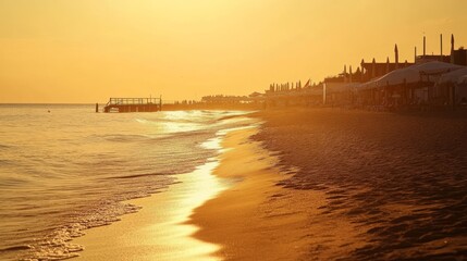 Wall Mural - Magic beach in Lignano