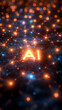 © Shubby Studio - A glowing image of a starry sky with the letters AI in the center