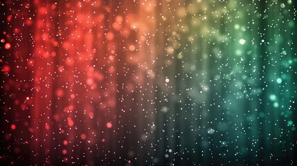 Leinwandbilder - Abstract Christmas background with red and green gradient lights. Generative AI.