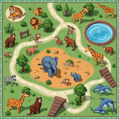 wildlife safari park map