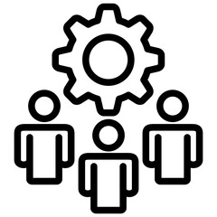 Sticker - Teamwork Icon