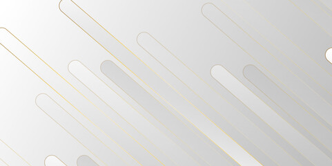 Aufkleber - White gradient diagonal stripe line background. Motion Line golden stoke stripes layers business background metallica shin vector. Abstract monochrome elegant geometric backdrop, modern design,Vector.
