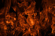 © Volodymyr - Fire blaze flames on black background. Fire burn flame isolated, abstract texture. Flaming explosion with burning effect. Fire wallpaper, abstract art pattern.