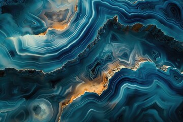 Wall Mural - Gradient surface of agate rock