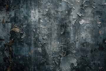 Wall Mural - Grey grunge metal textured wall background