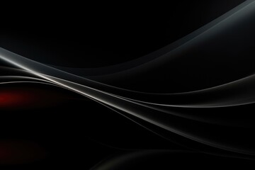 Aufkleber - Modern Black Background Line Light Abstract