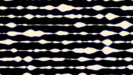 Poster - This design features an intricate black and white abstract pattern that is striking and elegant. Design