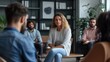 © Thanos - Therapeutic Group Session with People Talking About Overcoming Addictions
