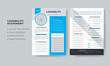 © Ahaduzzaman - capability statement Template Design for your company or capability statement Colorful layout