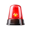 © The Pixel Store - Red siren light on transparency background, Ai