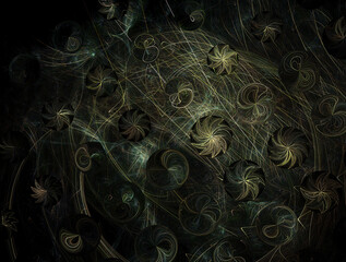 Imaginatory fractal abstract background Image