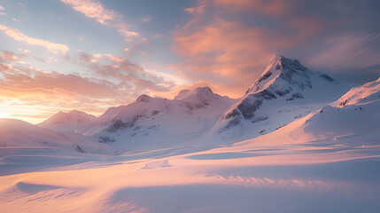 Canvas Print - mountain view