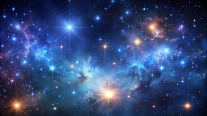 Wall Mural - Dark cosmic starry sky background perfect for astronomy-themed designs, cosmic, starry, sky, background, space, universe
