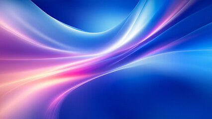 Wall Mural - Abstract blue background with blurred speed lines, light pink and purple gradient, futuristic design style,
