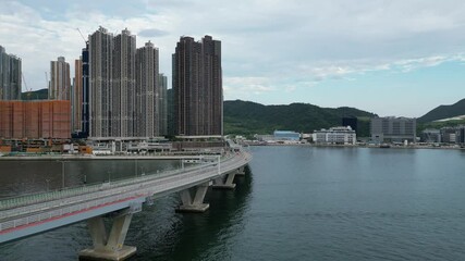 Wall Mural - a cross bay link at TKO bay Hong kong Aug 26 2024