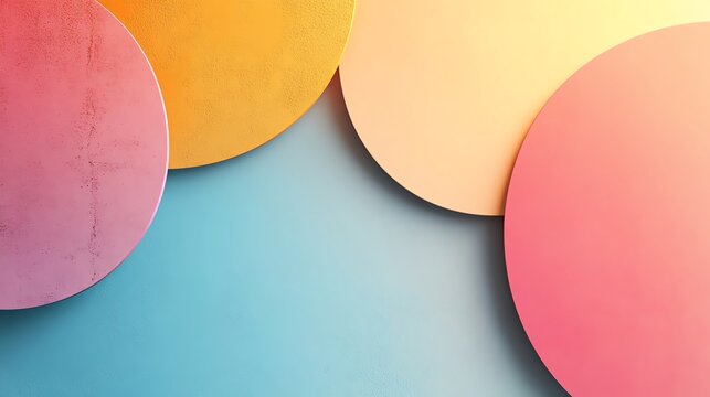 Abstract Elegance in Soft Hues background, Patel Pink, Blue and Yellow texture background style