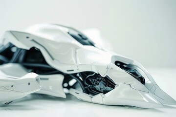Poster - Articulated, angular joints in a futuristic design, AI generated