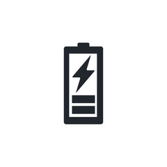 Poster - Battery icon symbol template for graphic and web design collection logo vector illustration