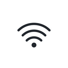 Poster - Wi-Fi icon symbol template for graphic and web design collection logo vector illustration