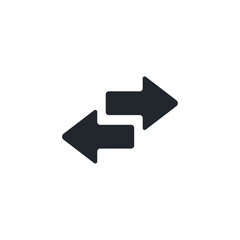 Poster - Two arrows pointing in opposite directions