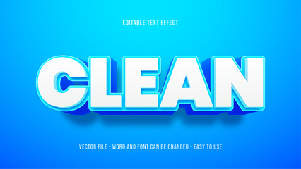 Poster - clean editable text effect, clear text style