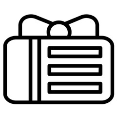 Poster - Tools Gift Box Line Icon